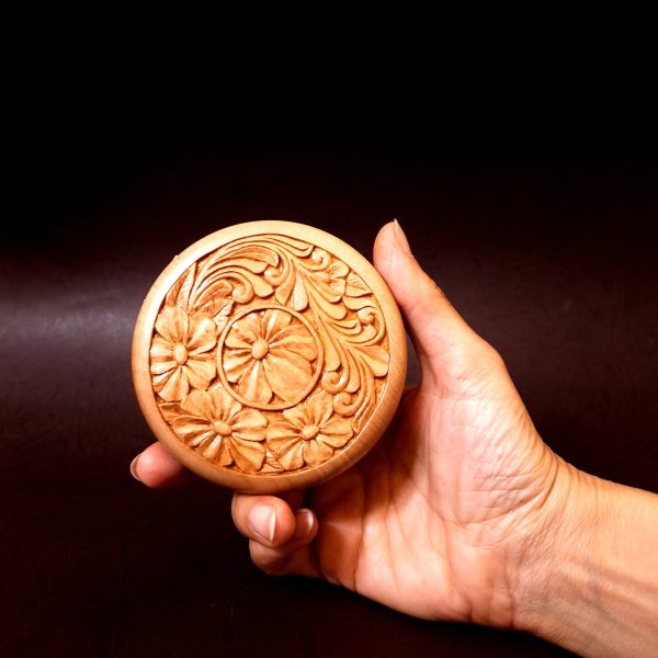 آینه چوبی منبت